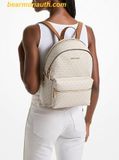  Balo Michael Kors Mk Sally Medium 2-In-1 Logo Backpack 30S3GYDB6B Trắng Logo 