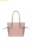  Túi Tote Michael Kors Voyager Large Color-Block Signature Logo Tote Bag In Powder Blush 35S5GV6T7B 