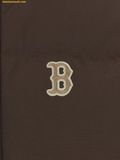  Áo Khoác Phao MLB Varsity Vintage Lettering Hooded Short Padding Boston Red Sox 3ADJV0356-43BRS Nâu 