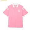 Áo Polo MLB Varsity Shoulder Color Overfit Collar Cleveland Guardians Pink 3APQV0143-45PKS