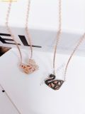  Dây Chuyên, Vòng Cổ Swarovski Facet Swan Necklace, Black, Mixed Metal Finish 