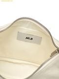  Túi Đeo Vai MLB Basic Vintage Nylon Hobo Bag New York Yankees 3ABQVN16N-50IVS Cream 