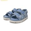  Giày Sandals MLB Liner Denim Mono New York Yankees Blue 3ASDTPD43-50BLS 