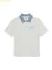 Áo Polo MLB Basic Small Letter Comfortable Fit Collared T-shirt New York Yankees 3APQB0263-50IVS Ivory 