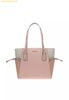 Túi Tote Michael Kors Voyager Large Color-Block Signature Logo Tote Bag In Powder Blush 35S5GV6T7B