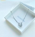  Dây Chuyền Swarovski Symbolica pendant Crystal pearl, Round cut, Pavé, Horse shoe, White, Rhodium plated 5736972 