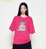  Áo Phông ADLV Star Bear Short Sleeve T-Shirt Hồng 