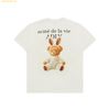 Áo Phông ADLV Rabbit Bear Doll Logo Short Sleeve T-Shirt Trắng