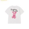 Áo Phông ADLV Woman Doodle Fuzzy Rabbit Short Sleeve T-Shirt Màu Trắng