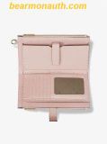  Ví Cầm Tay Michael Kors Jet Set Large Ombré Signature Logo Wristlet Hồng Nhạt 