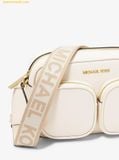  Túi Đeo Chéo Michael Kors Jet Set Medium Leather Crossbody Bag with Case for Apple Airpods Pro® - Cream 