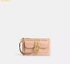  Ví Dài Coach Ashton Wristlet In Signature Leather Gold Faded Blush CEN12 