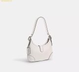  Túi Đeo Vai Coach Hamptons Hobo Bag Chalk CW642 