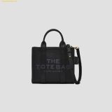 Túi Tote Vuông Marc Jacobs The Leather Small Crossbody Tote Bag 19 Black 