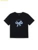 Áo Phông MLB Women's Ribbon Graphic Slim Semi-Crop Short Sleeve T-Shirt LA Dodgers