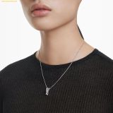  Dây Chuyền Swarovski Hyperbola pendant Mixed cuts, Twist, White, Rhodium plated 5689723 