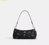  Túi Đeo Vai Coach Charlotte Shoulder Bag With Star Print Black Multi CCL41 