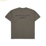  Áo Phông ADLV Basic Logo Season2 Short Sleeve T-Shirt Nâu 