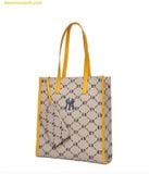  Túi Tote MLB Mono Diamond Jackquard Tote Bag New York Yankees Beige 3AORM012N-50BGS 