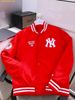  Áo Khoác Bomber New Era New York Yankees Varsity Jacket Red 