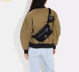  Túi Đeo Hông Coach Elias Belt Bag CJ507 Đen Trơn 