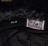  Mũ Bucket Lông MLB Fur Bucket Hat 3AHTF0936-50BKS Đen 