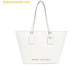  Túi Tote Marc Jacobs Women's Trademarc Large Tote Bag Cotton Màu Trắng 