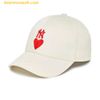 Mũ Lưỡi Trai MLB Heart Structured Ball Cap New York Yankees 3ACPH013N-50IVS - Trắng