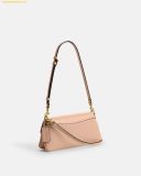  Túi Đeo Vai Coach Refined Calf Leather Jet Shoulder Bag Cream CAM16 