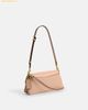  Túi Đeo Vai Coach Refined Calf Leather Jet Shoulder Bag Cream CAM16 