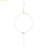  Dây Chuyền Swarovski Hyperbola Y necklace Infinity, White, 18k rose gold finish 5521346 