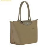  Túi Xách Longchamp Le Pliage Green L Tote Bag Artichoke - Recycled canvas 