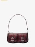  Túi Đeo Vai Michael Kors TZoe Small Burnished Leather Pochette 32F5TZCU1O 