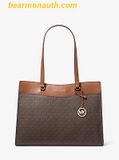  Túi Tote Michael Kors Jet Set Travel Large Leather Pocket Tote Bag 
