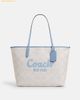 Túi Tote Coach City Tote In Signature Canvas  - Trắng