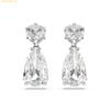  Khuyên Tai Bông Tai Swarovski Mesmera Drop Earrings Mixed Cuts White Rhodium Plated 5661683 