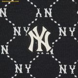  Đầm Polo MLB Women's Diamond Monogram Jacquard Pique Dress NY (Black) 3FOPM0443-50BKS 