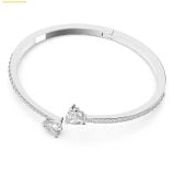  Vòng Tay Swarovski Mesmera bangle Heart, White 