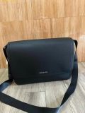  Túi Đeo Chéo Michael Kors Cooper Pebbled Leather Messenger Bag 37F9LCOM2L Đen Trơn 