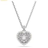  Dây Chuyền, Vòng Cổ Swarovski Idyllia pendant Heart, White, Rhodium plated 5684386 