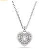 Dây Chuyền, Vòng Cổ Swarovski Idyllia pendant Heart, White, Rhodium plated 5684386
