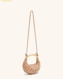  Túi Xách JW PEI Orla Weave Handbag Màu Nude da 