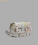 Túi Đeo Chéo Karl Lagerfeld Voyage Logo Crossbody With Bow White Multi L6AEE4CC 