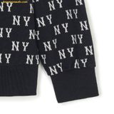  Áo Sweat MLB Classic Monogram Full-Panel Jacquard Man-to-Man NY (Black) 3AMTM0241-50BKS 