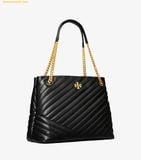  Túi Tote Tory Burch Kira Chevron Tote Màu Đen 157016 