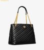  Túi Tote Tory Burch Kira Chevron Tote Màu Đen 157016 