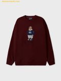  Áo Sweat WHOAU Steve Patch Sweatshirt WHMWF3922U Đỏ Đô 
