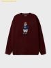 Áo Sweat WHOAU Steve Patch Sweatshirt WHMWF3922U Đỏ Đô