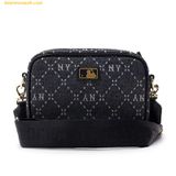  Túi Đeo Chéo MLB Monogram JQD New York Yankees 7ACRMD73N - 50BKS Đen Xám 