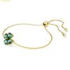  Vòng Tay Swarovski Idyllia bracelet Mixed cuts, Clover, Green, Gold-tone plated - 5666585 